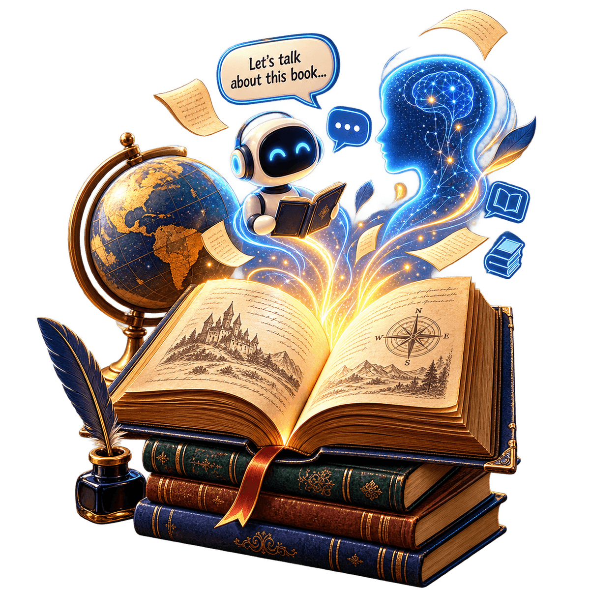 TalkLeaf interactive AI book experience